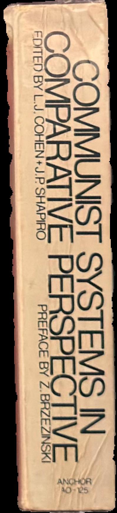 Communist systems in comparative perspective live spine