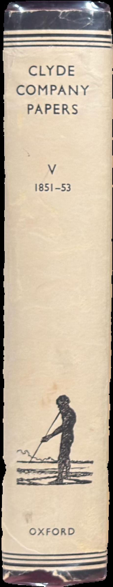 Clyde Company papers : V 1851-53 live spine