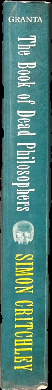 The book of dead philosophers live spine