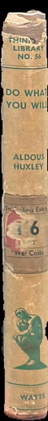 Do what you will : essays live spine