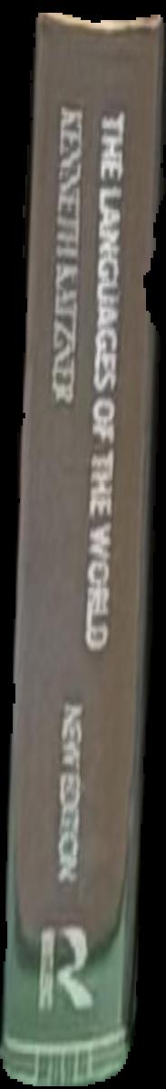 The languages of the world / Kenneth Katzner live spine