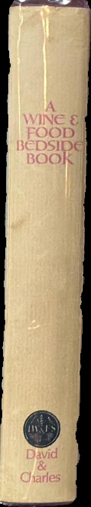A Wine and Food bedside book live spine