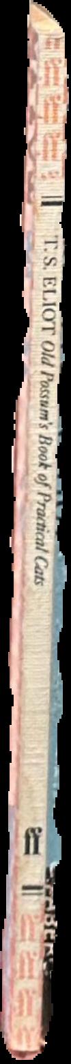 Old Possum's book of practical cats / T. S. Eliot ; with decoration by Nicolas Bentley live spine