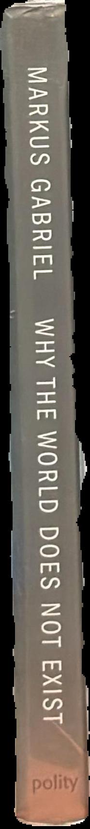 Why the world does not exist live spine