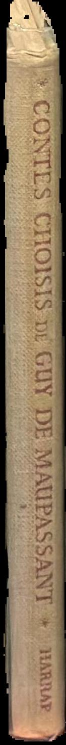 Contes choisis de Guy de Maupassant / edited by J. E. Mansion live spine