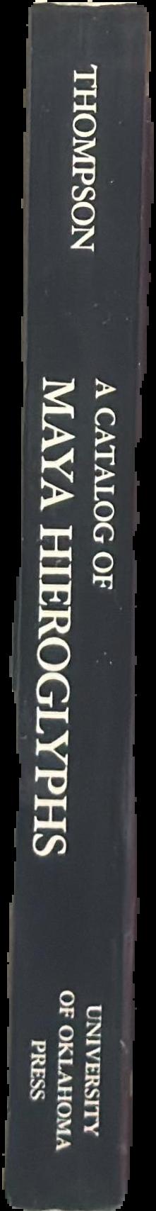 A catalog of Maya hieroglyphs live spine