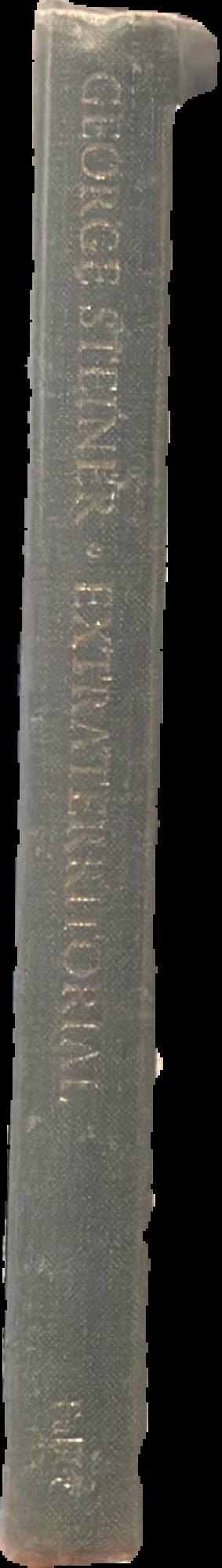 Extraterritorial : papers on literature and the language revolution live spine
