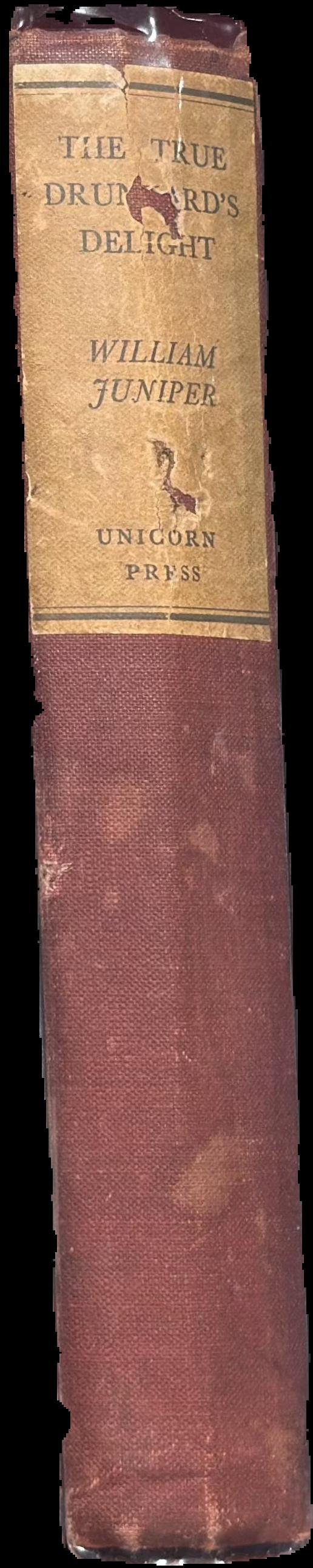 A merry, ingenious, and diverting work entitled Liber compotorum felicium ; or, The true drunkard's delight, being an attempt, in a collection of brave and witty things from English verse and prose, to set forth, in gratitude for Baccus' bounty, the whole art and philosophy of drinking, to which are added a garland of convivial songs such as may, in praise of proper liquor, be sung by the roaring boys of Elysium and echoed by all choice spirits here below, some account of drinking customs with a selection of toasts, a gallery of notable drunkards, a dictionary of drinking slang, a digest of drunkards' law, and a collection of tried and approved recipes, together with an examination of teetotalism and its miserable songs, an account of some lively deaths and a selection of drunkards' epitaphs, etc., etc. live spine
