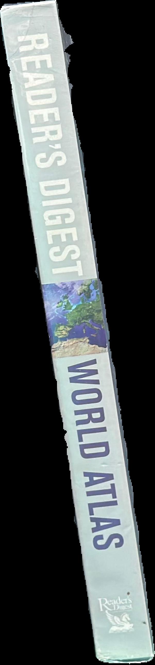 Reader's Digest world atlas live spine