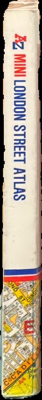 A-Z mini London street atlas and index live spine