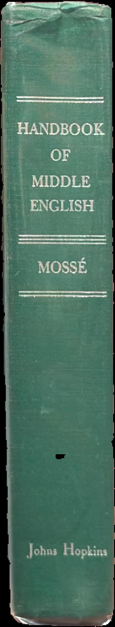 Handbook of Middle English live spine