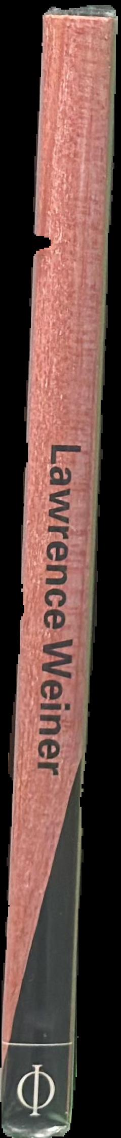 Lawrence Weiner live spine