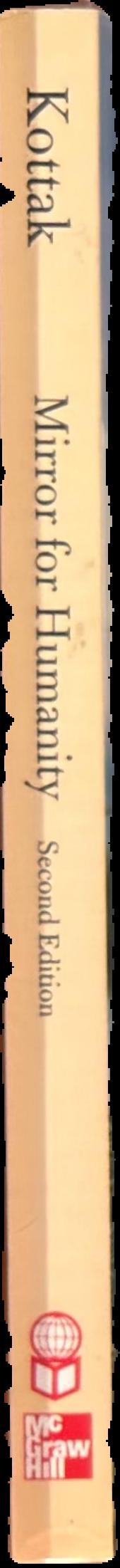 Mirror for humanity : a concise introduction to cultural anthropology / Conrad Phillip Kottak live spine
