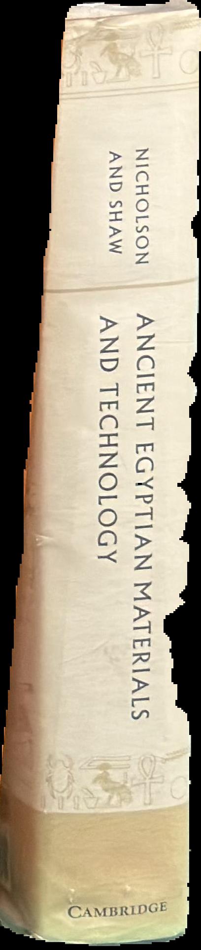 Ancient Egyptian materials and technology live spine
