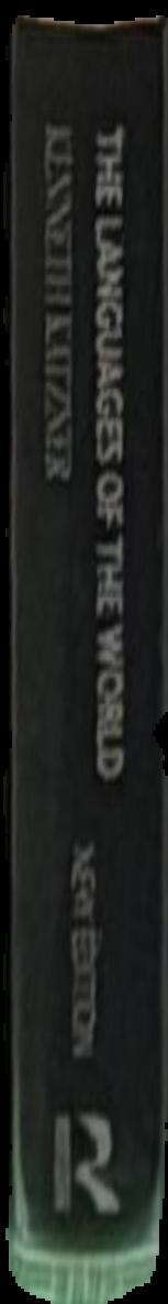 The languages of the world live spine