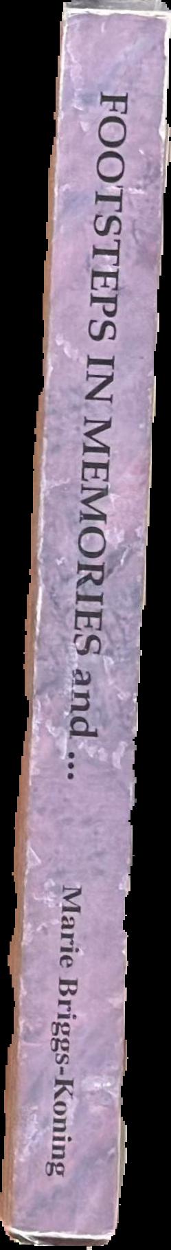 Footsteps in memories and ... : the relationship between a family in the Netherlands East Indies during the 1940's and world events of the time live spine