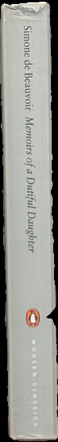 Memoirs of a dutiful daughter live spine