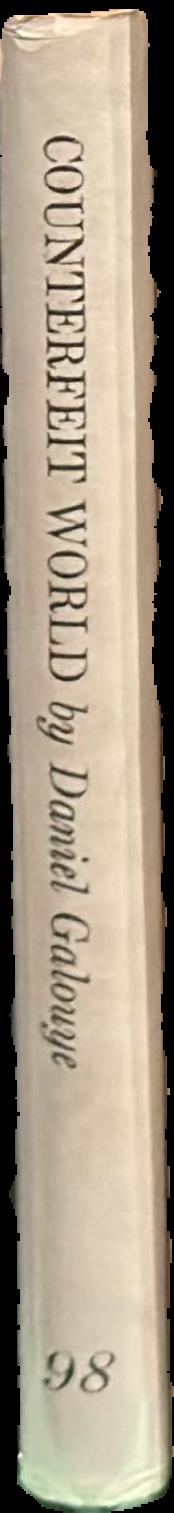 Counterfeit world / by Daniel F. Galouye live spine