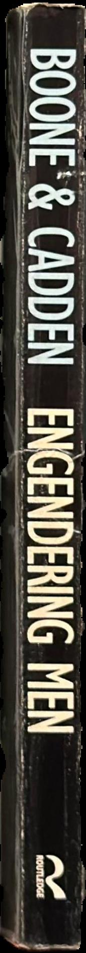 Engendering men : the question of male feminist criticism live spine