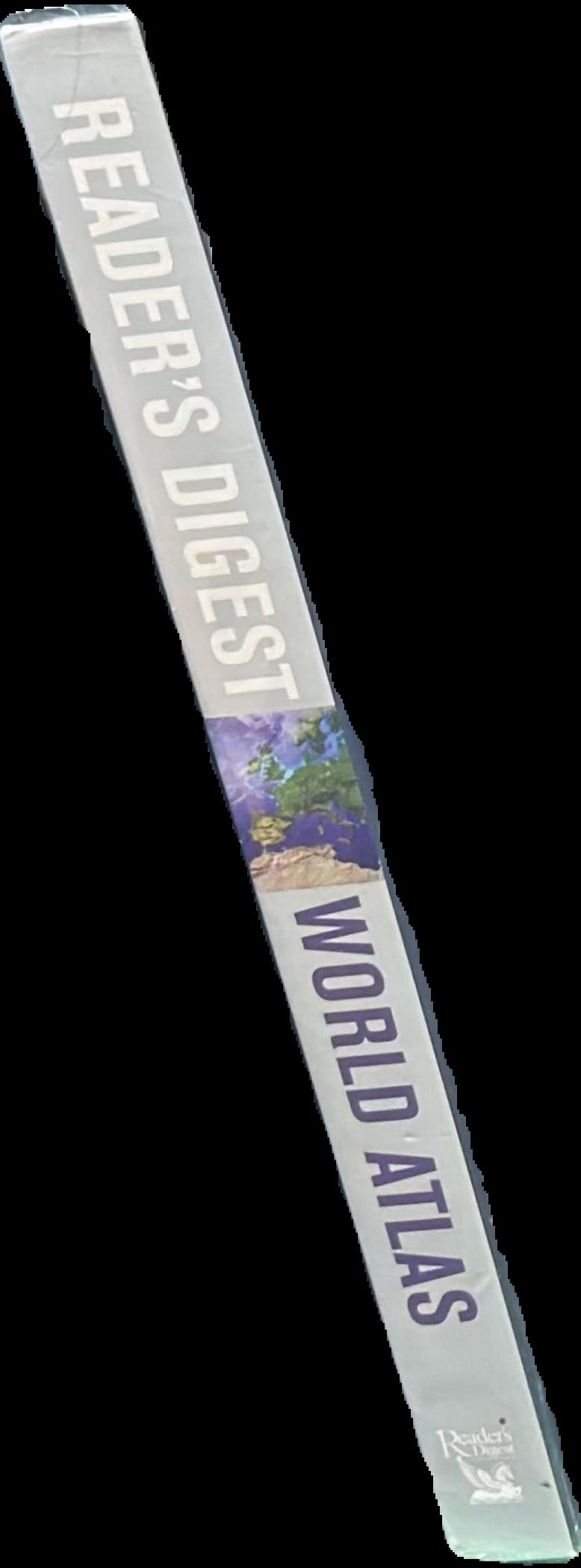 Reader's Digest world atlas live spine