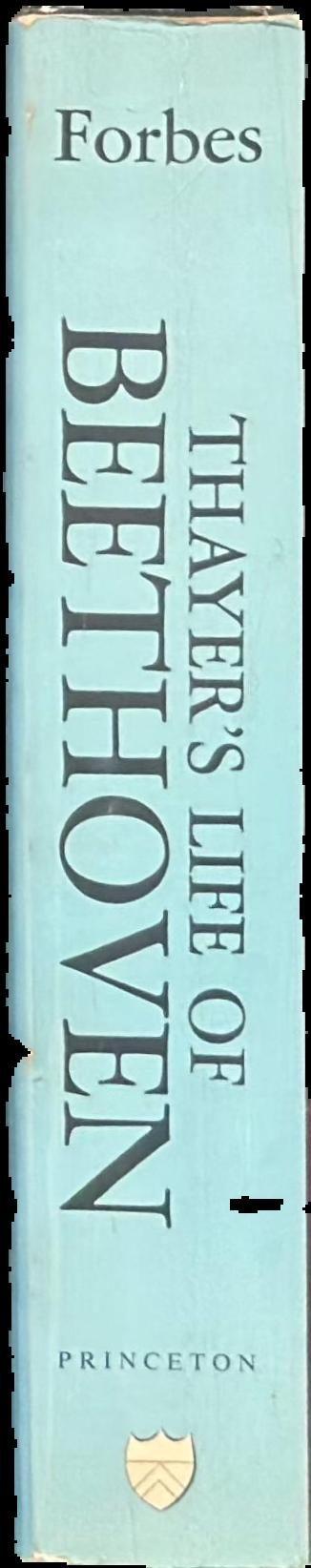 Thayer's life of Beethoven live spine