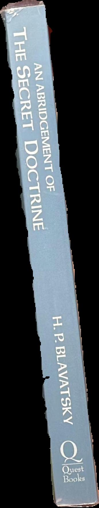 An abridgement of The secret doctrine live spine