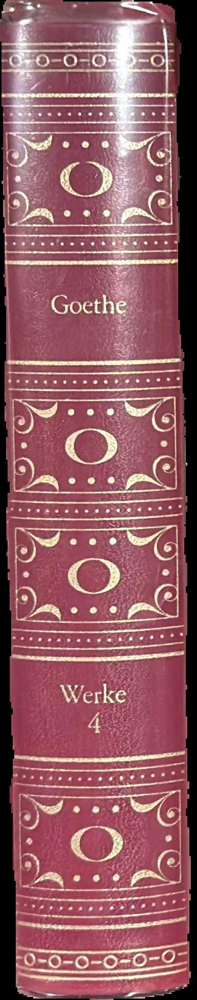 Johann Wolfgang Goethe, gesammelte Werke in acht Bänden, dritte Band, Dramen live spine