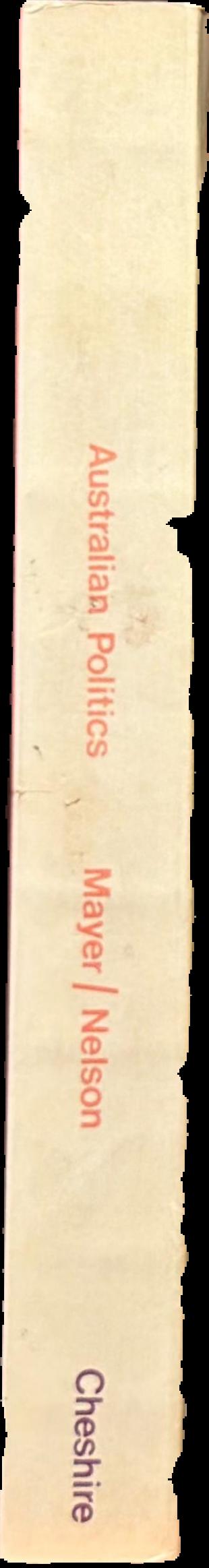 Australian politics : a third reader live spine