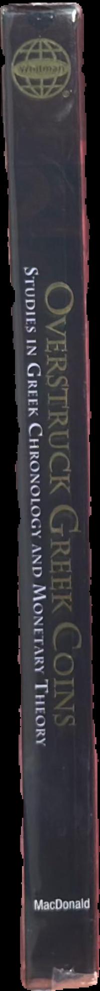 Overstruck Greek coins : studies in Greek chronology and monetary theory live spine