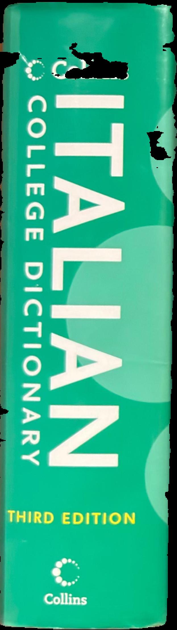 Collins Italian Dictionary live spine