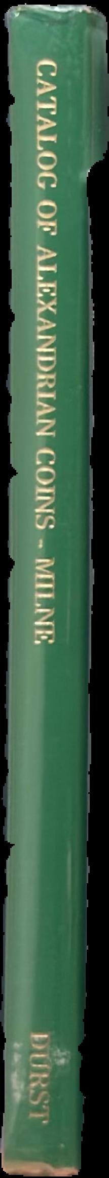Catalogue of Alexandrian coins live spine