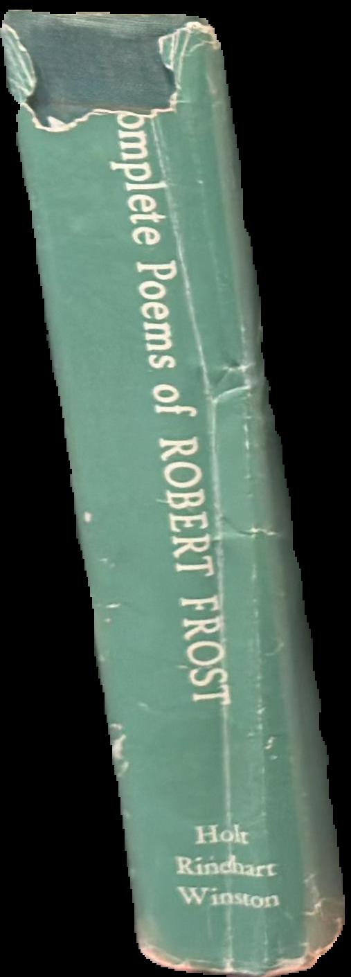Complete poems of Robert Frost live spine