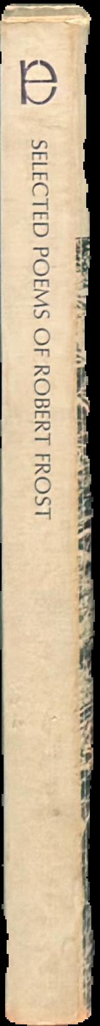 Selected poems of Robert Frost live spine