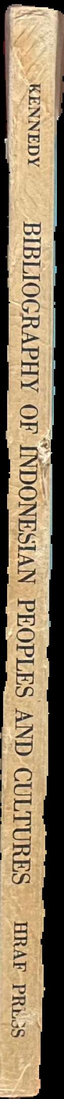 Bibliography of Indonesian peoples and cultures live spine