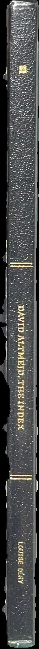 David Altmejd : the index live spine