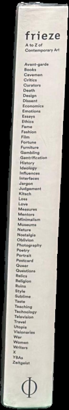 Frieze A to Z of contemporary art live spine