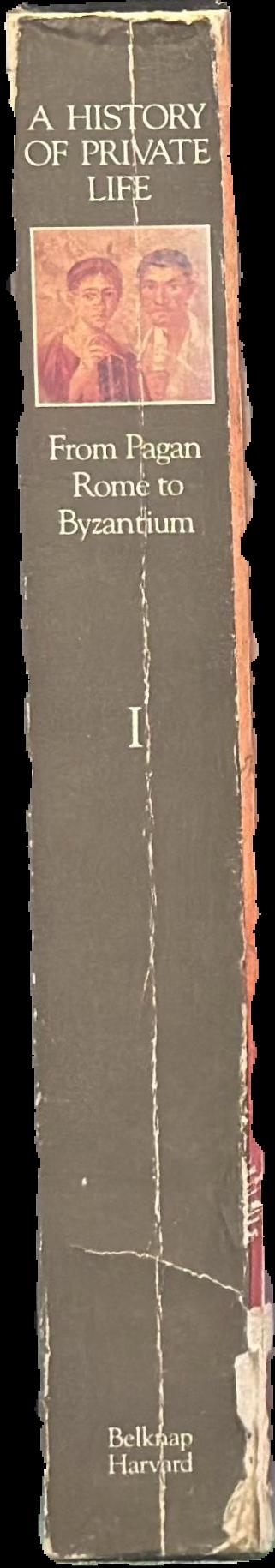 A history of private life : 1, from pagan Rome to Byzantium live spine