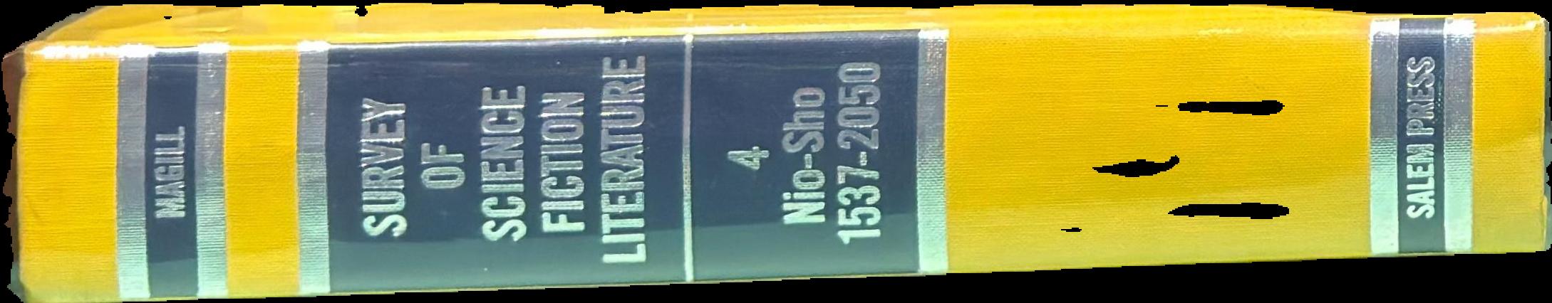 Survey of science fiction literature : volume four : nio-sho live spine