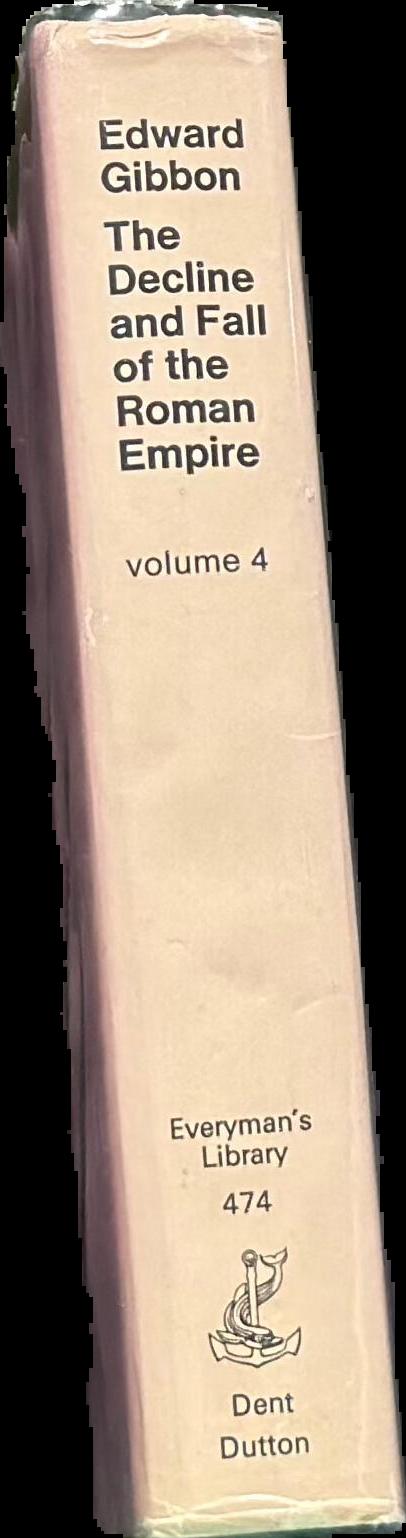 The decline and fall of the Roman empire : volume 4 live spine