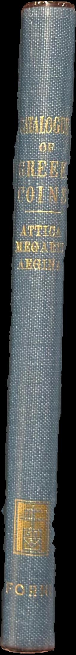 Catalogue of Greek coins : Attica, Megaris, Aegina live spine