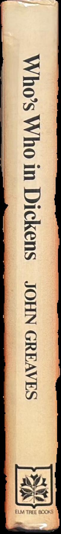 Who's who in Dickens / John Greaves live spine