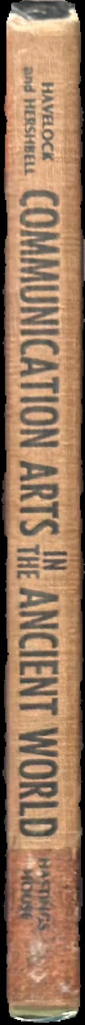 Communication arts in the ancient world live spine