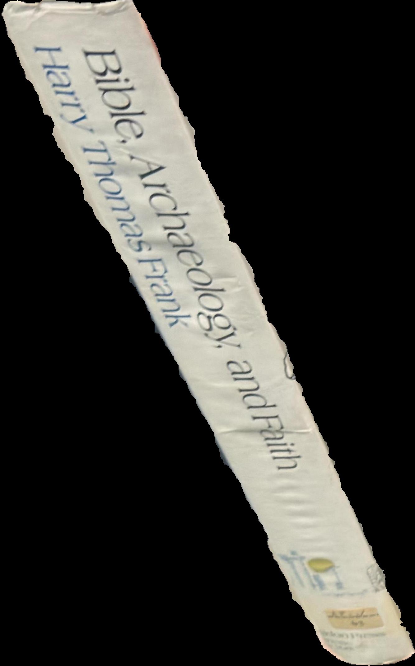 Bible, archaeology and faith / Harry Thomas Frank live spine