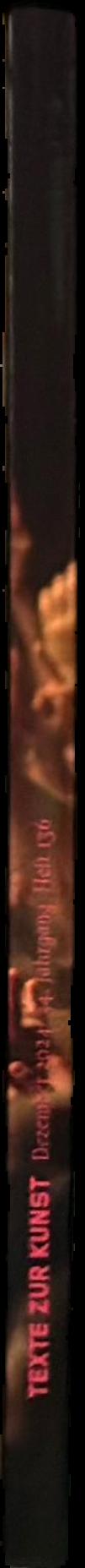 Texte zur kunst live spine