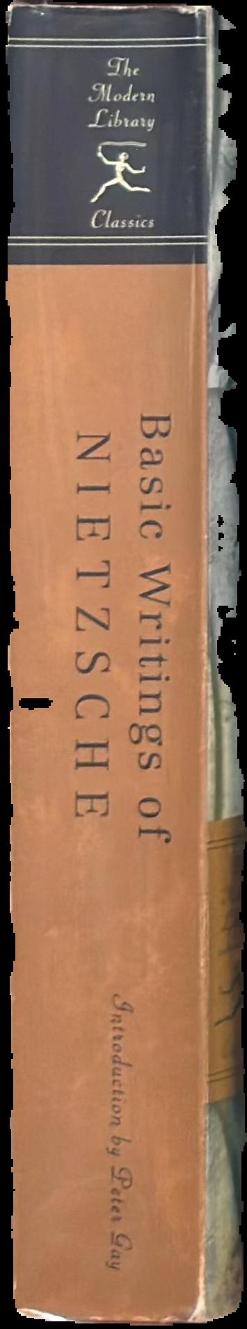 Basic writings of Nietzsche live spine