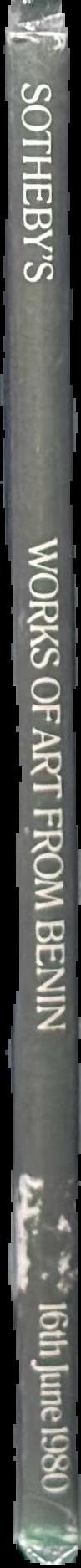 Catalogue of a collection of Benin works of art : the property of a European private collector : [day of sale: Monday 16th June 1980] live spine