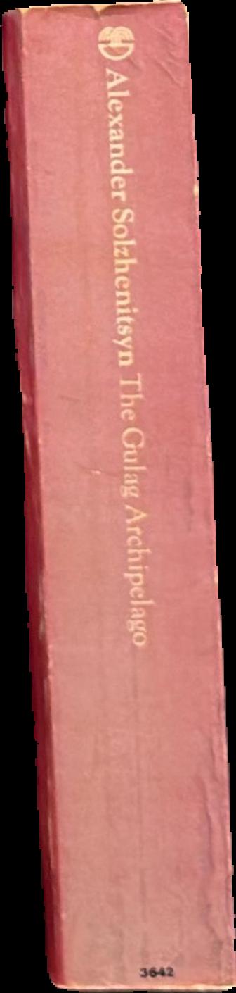 The Gulag archipelago 1918-1956 live spine