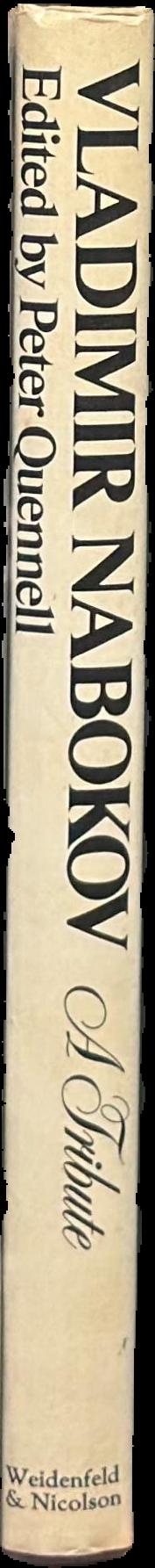 Vladimir Nabokov : his life, his work, his world : a tribute live spine