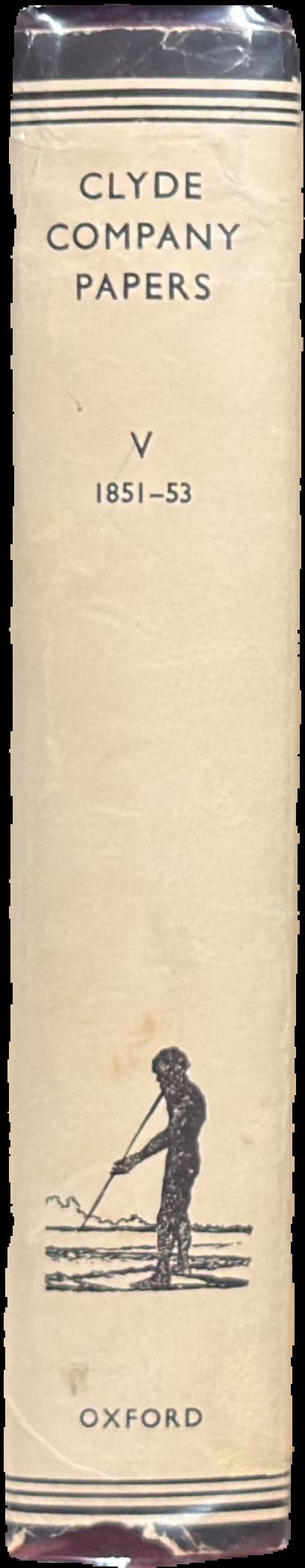 Clyde Company papers : V 1851-53 live spine