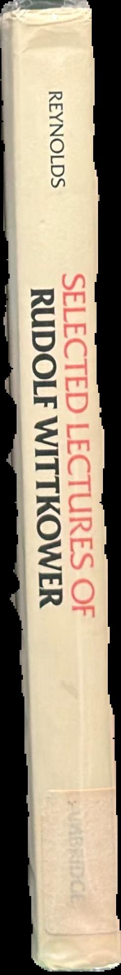 Selected lectures of Rudolf Wittkower : the impact of non-European civilizations on the art of the west live spine